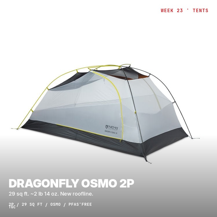 NEMO Dragonfly OSMO 2P: Ultralight Backpacking Tent for 2026