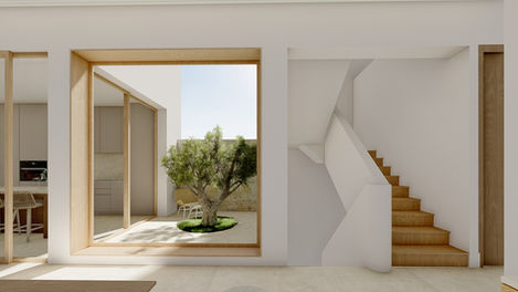 Proyecto de vivienda unifamiliar adosada de obra nueva en Lucena