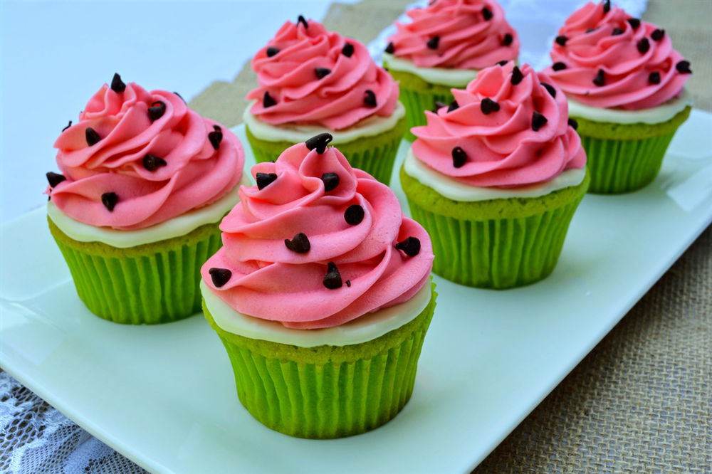 Watermelon Cupcakes Recipe