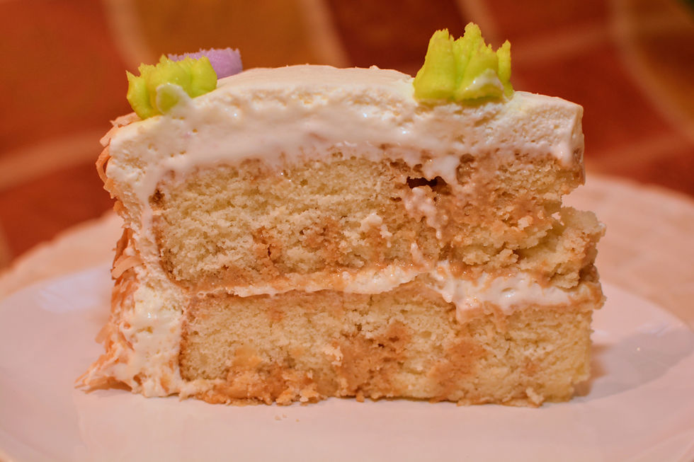 Glutenfree Coconut Caramel Tres Leches Layer Cake Recipe
