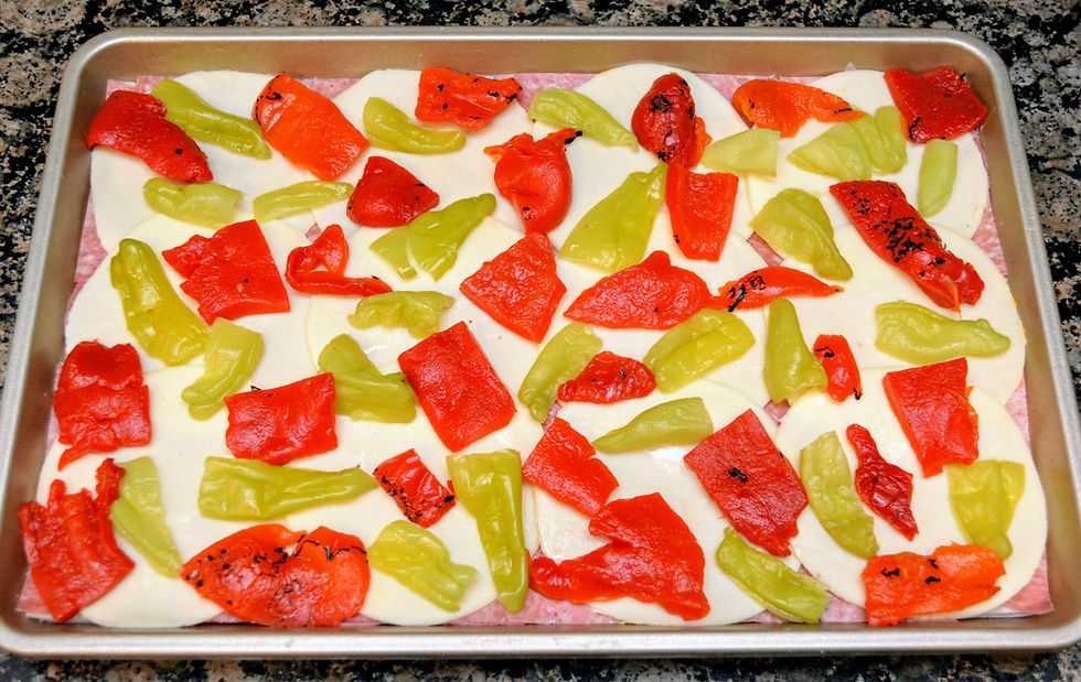 Italian Antipasto Squares Appetizer Recipe