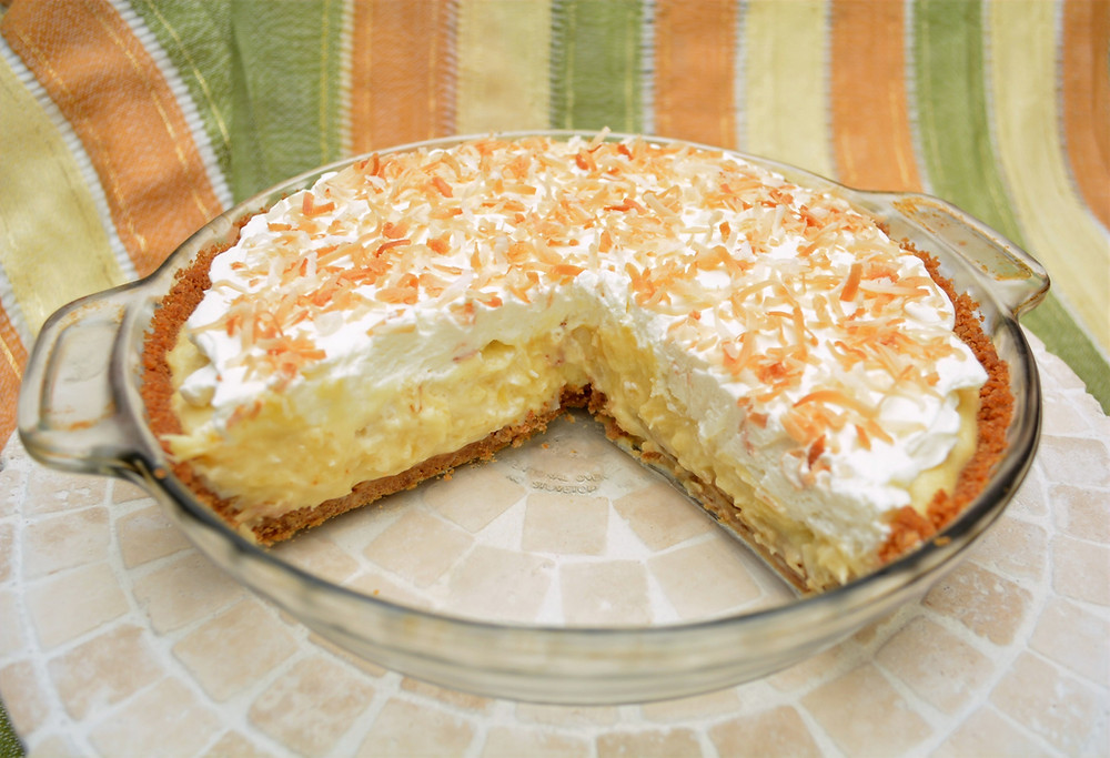 Tropical Pineapple Coconut Cream Pie Recipe