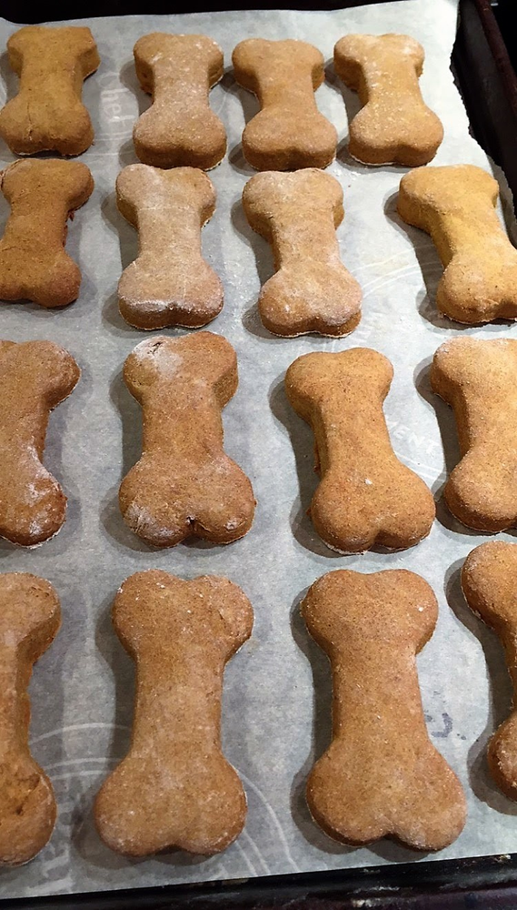 Peanut Butter Banana Dog Cookies | Dog Treats
