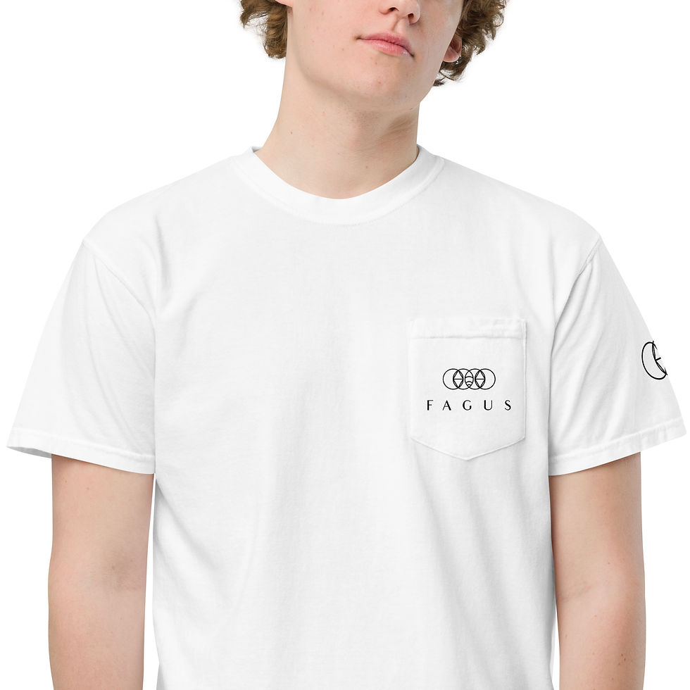 Thumbnail: Unisex garment-dyed pocket t-shirt