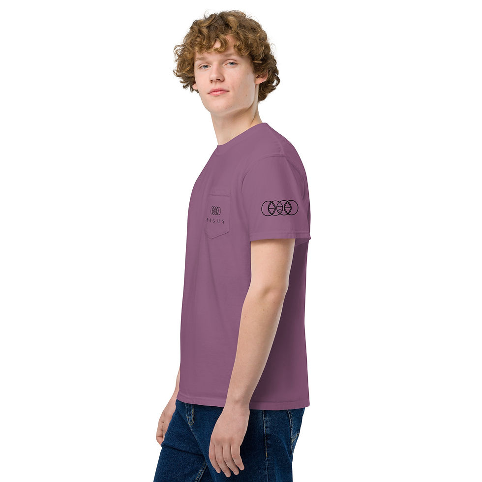 Thumbnail: Unisex garment-dyed pocket t-shirt