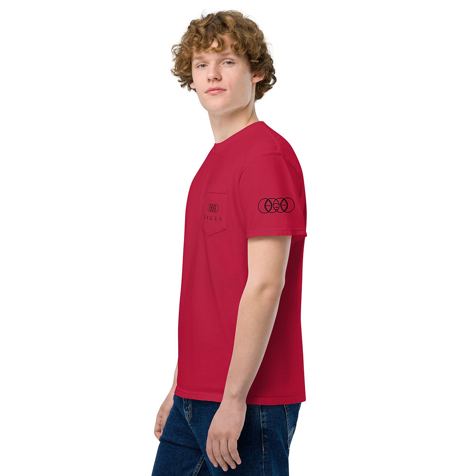 Thumbnail: Unisex garment-dyed pocket t-shirt