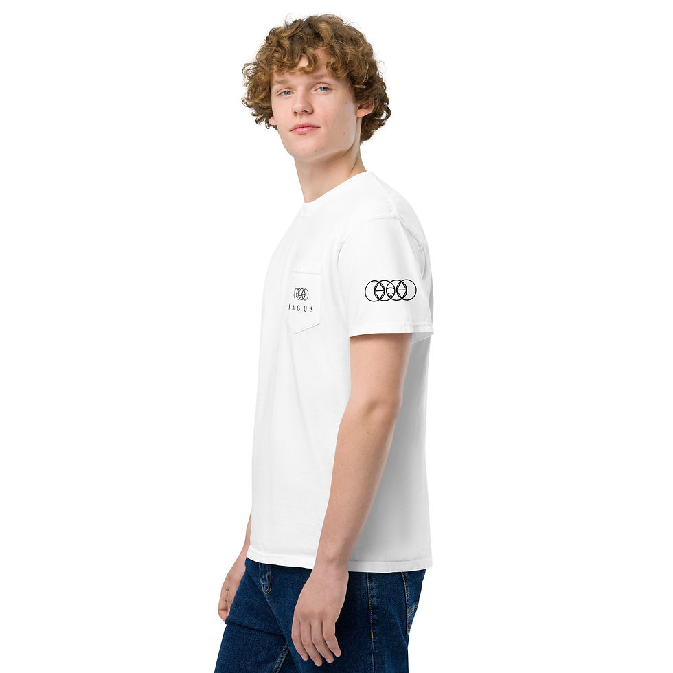 Thumbnail: Unisex garment-dyed pocket t-shirt