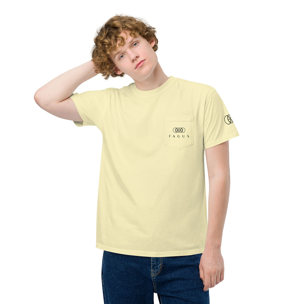 Thumbnail: Unisex garment-dyed pocket t-shirt