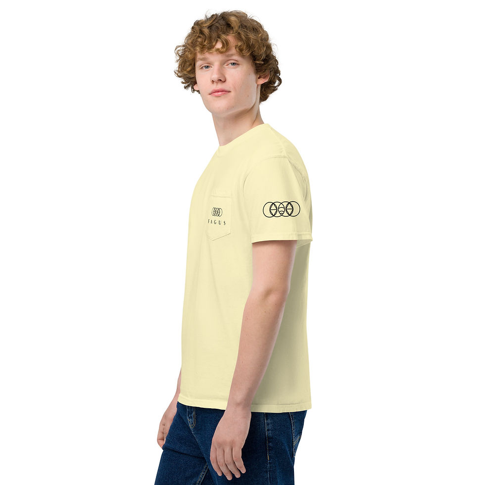 Thumbnail: Unisex garment-dyed pocket t-shirt