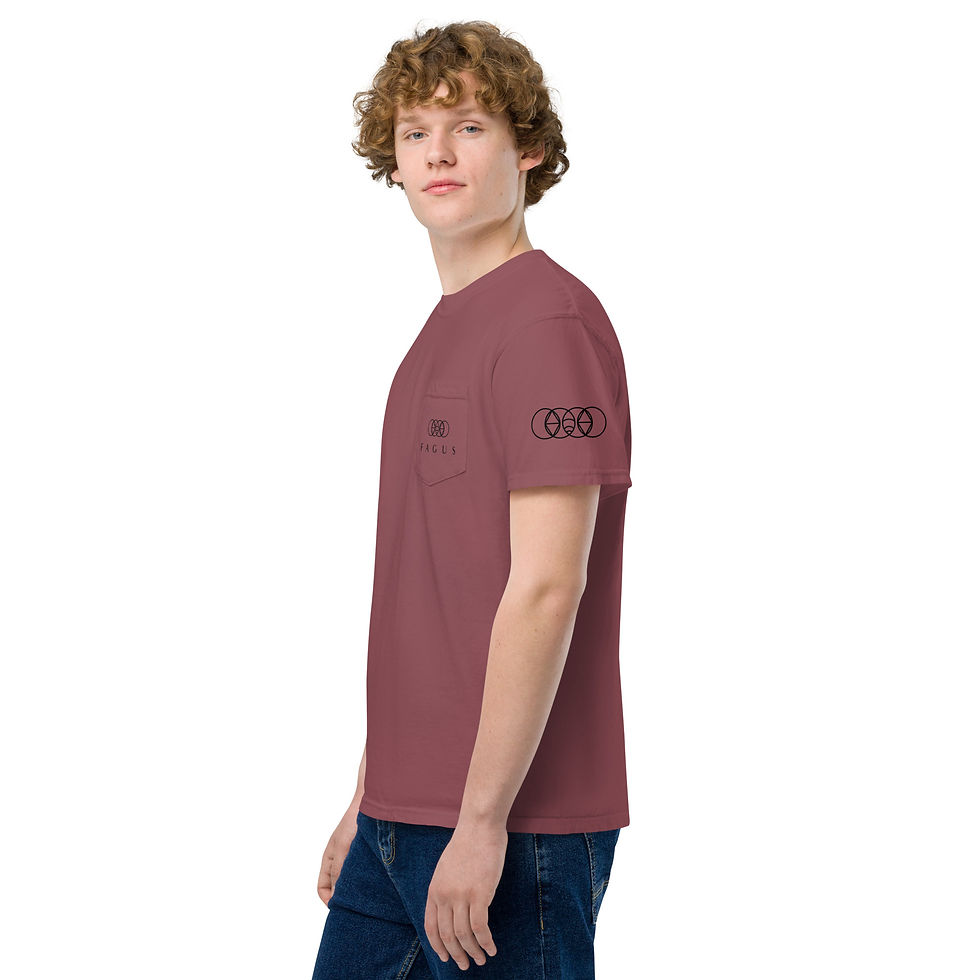 Thumbnail: Unisex garment-dyed pocket t-shirt