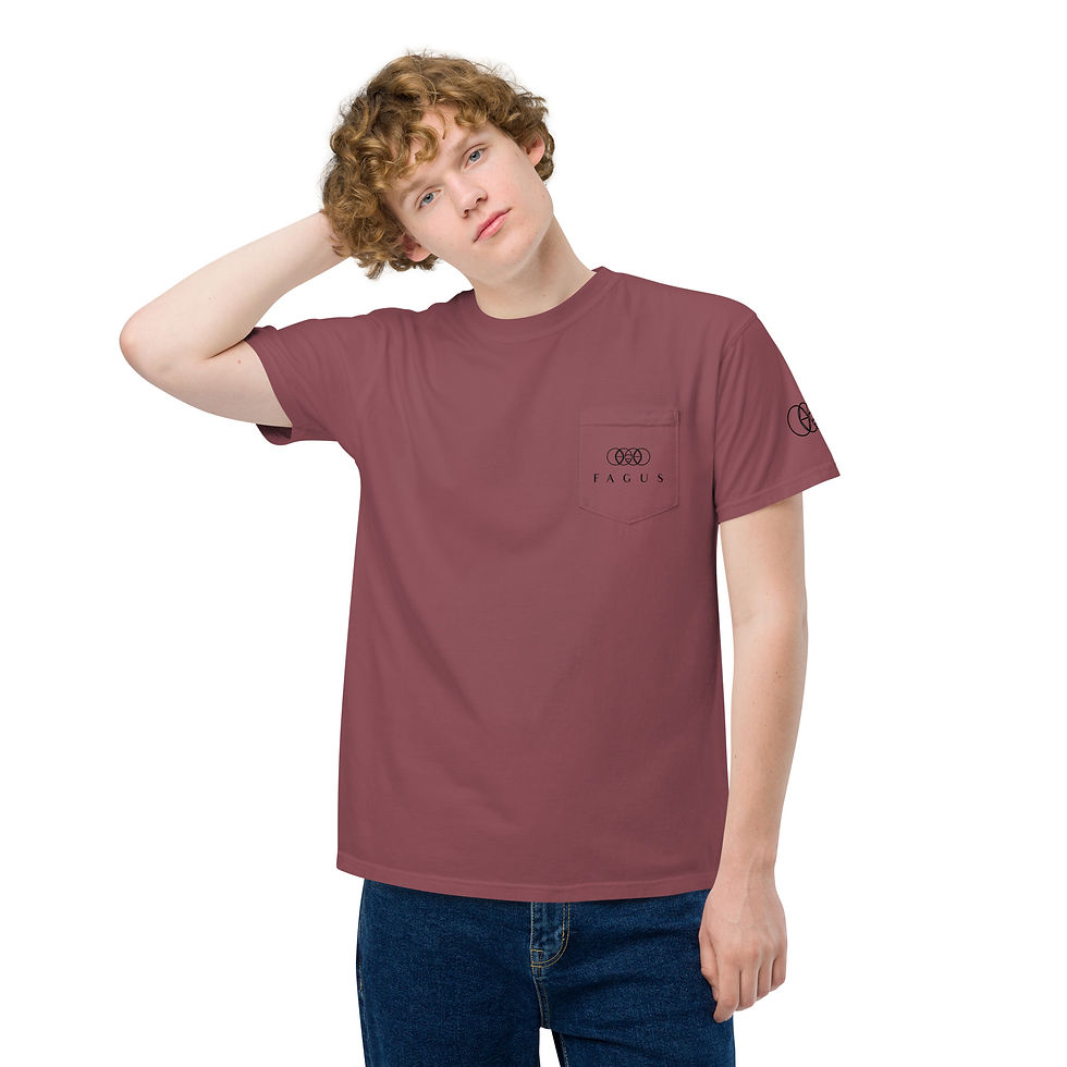 Thumbnail: Unisex garment-dyed pocket t-shirt