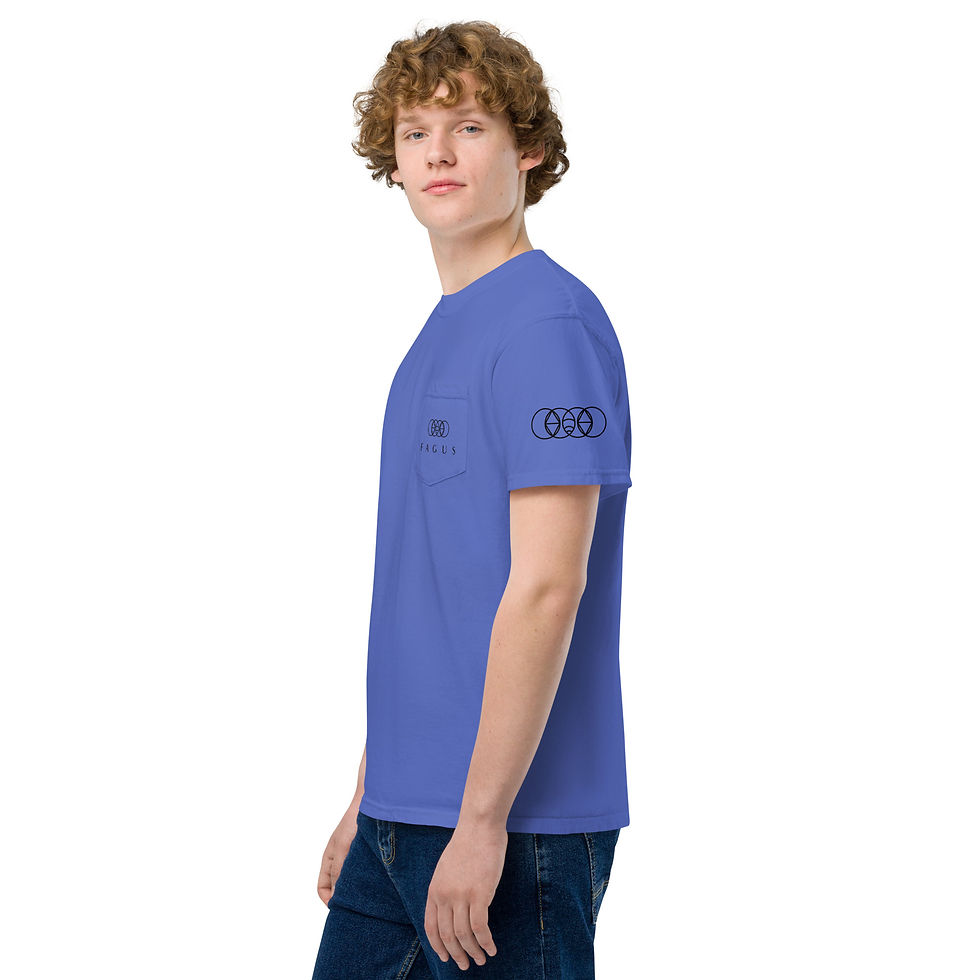 Thumbnail: Unisex garment-dyed pocket t-shirt