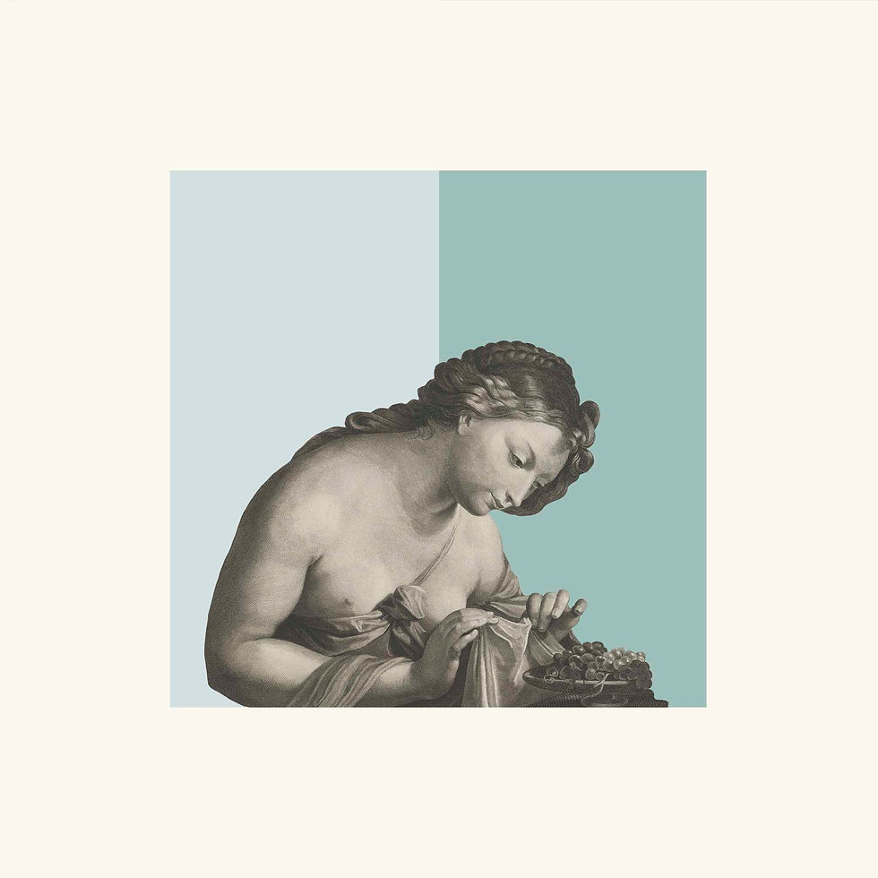 Miniaturebillede: Kobberstik Collage Amadeus  (flere farvevarianter)