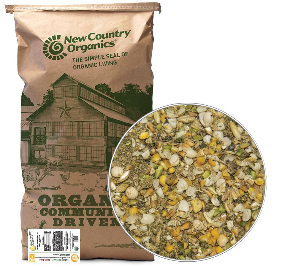 New Country Organics - Organic Corn-Free Turkey Grower