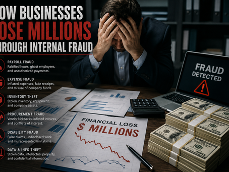 How Businesses Lose Millions Through Internal Fraud