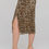 Thumbnail: Leopard Print Plisse Midi Skirt, Made in the USA