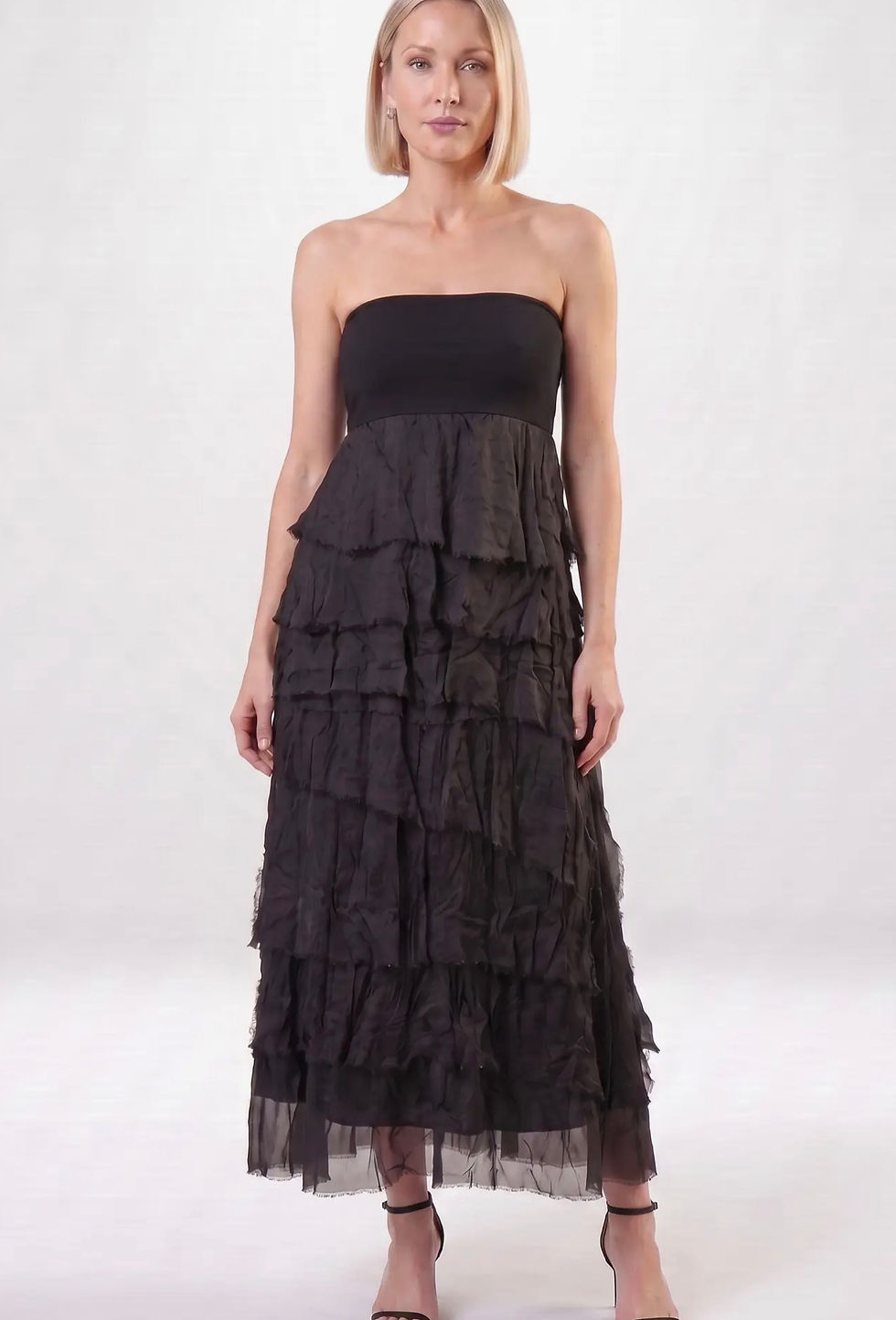 Thumbnail: Elisa Silk Ruffle Skirt