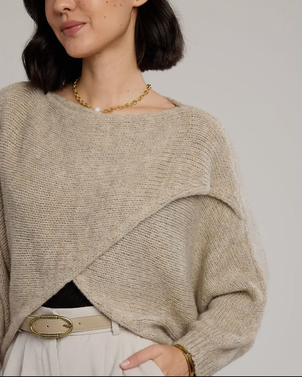 Thumbnail: Alessandra Knit Wrap, Made in Italy