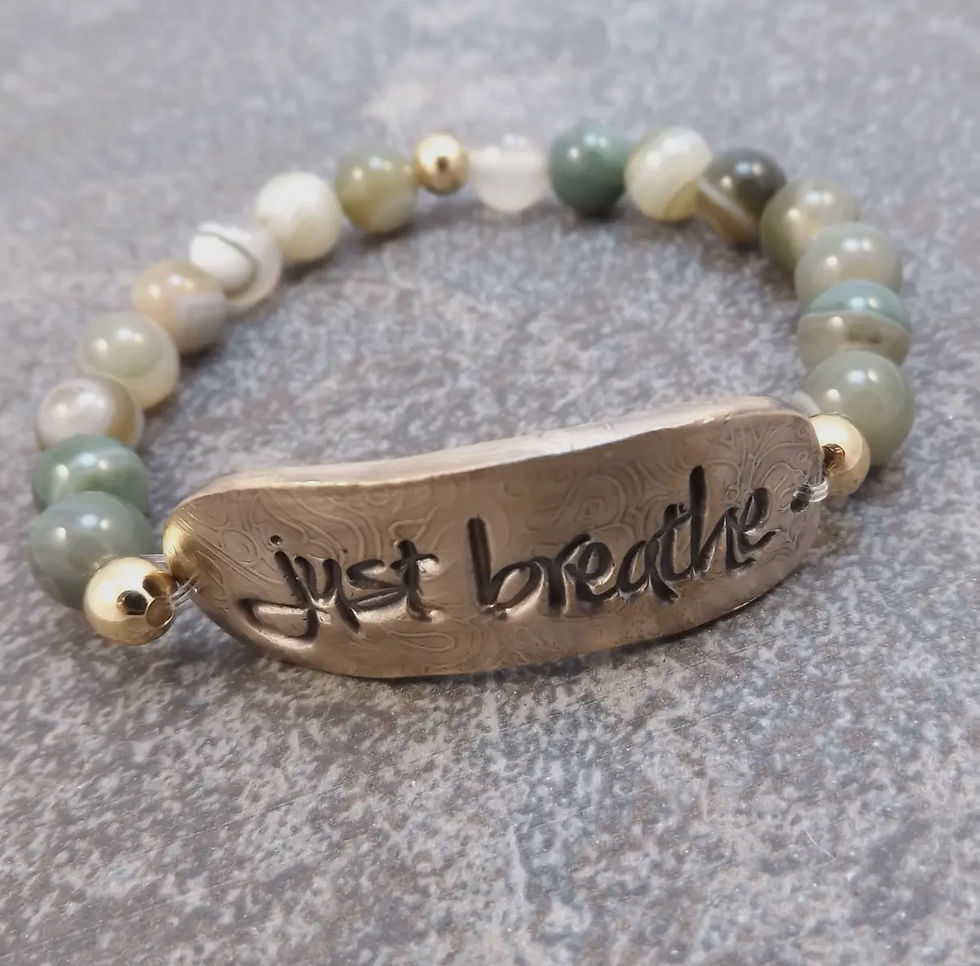 Just Breathe - Inspiration Bracelet