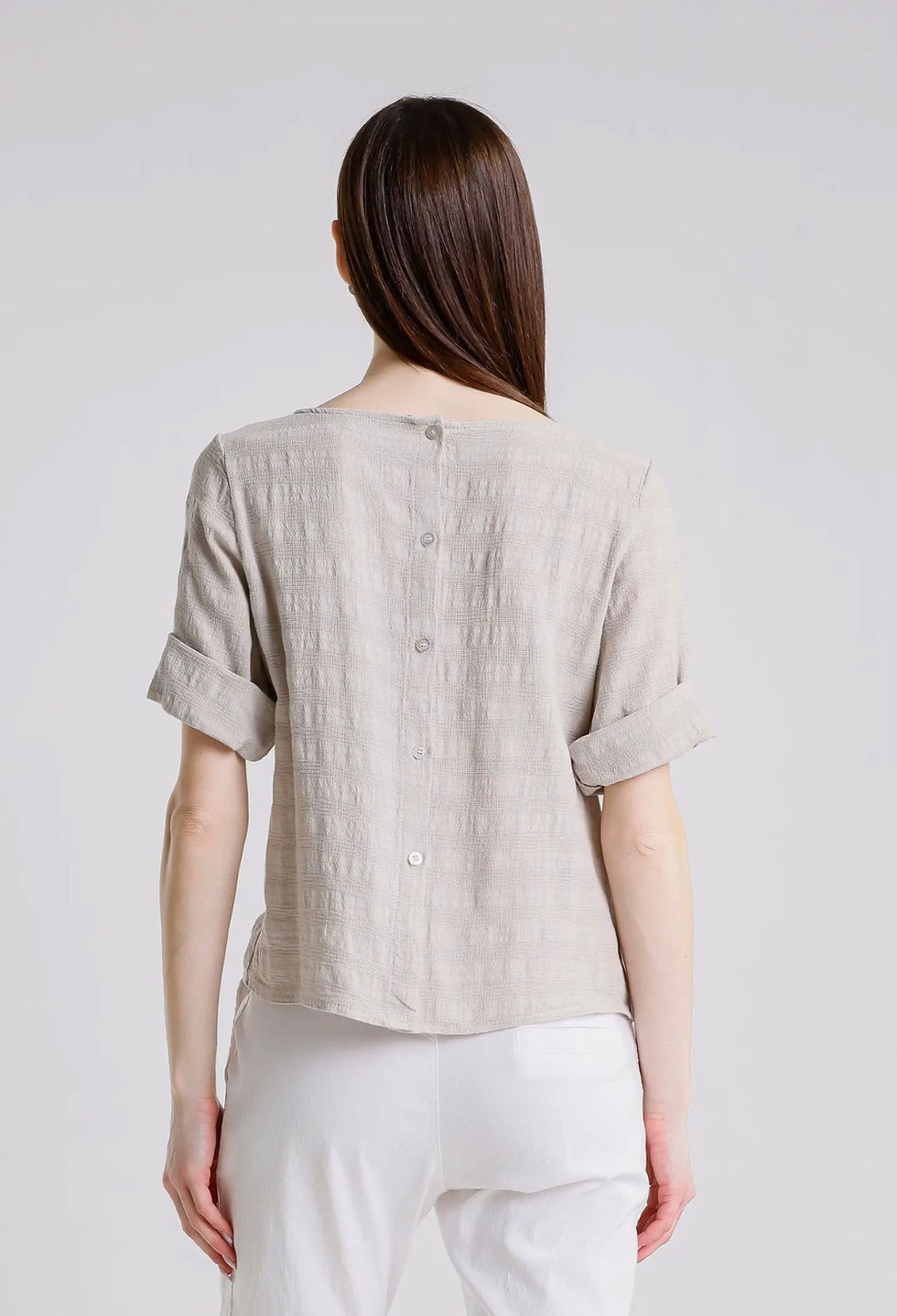 Thumbnail: Brienne Button Back Top (3 colors)