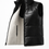 Thumbnail: Reversible Faux Leather-Sherpa Contrast Padding Crop Vest