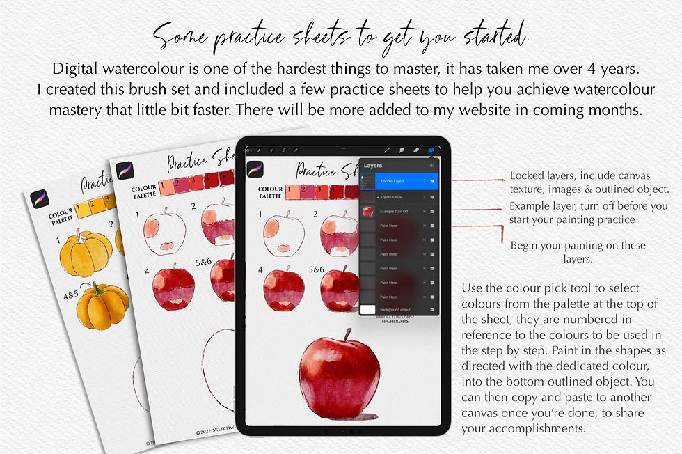 Thumbnail: Next Level Watercolour Workshop for Procreate