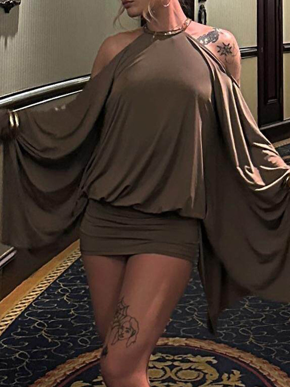 Thumbnail: Sexy backless sequin summer dress women club vacation party birthday dress elega