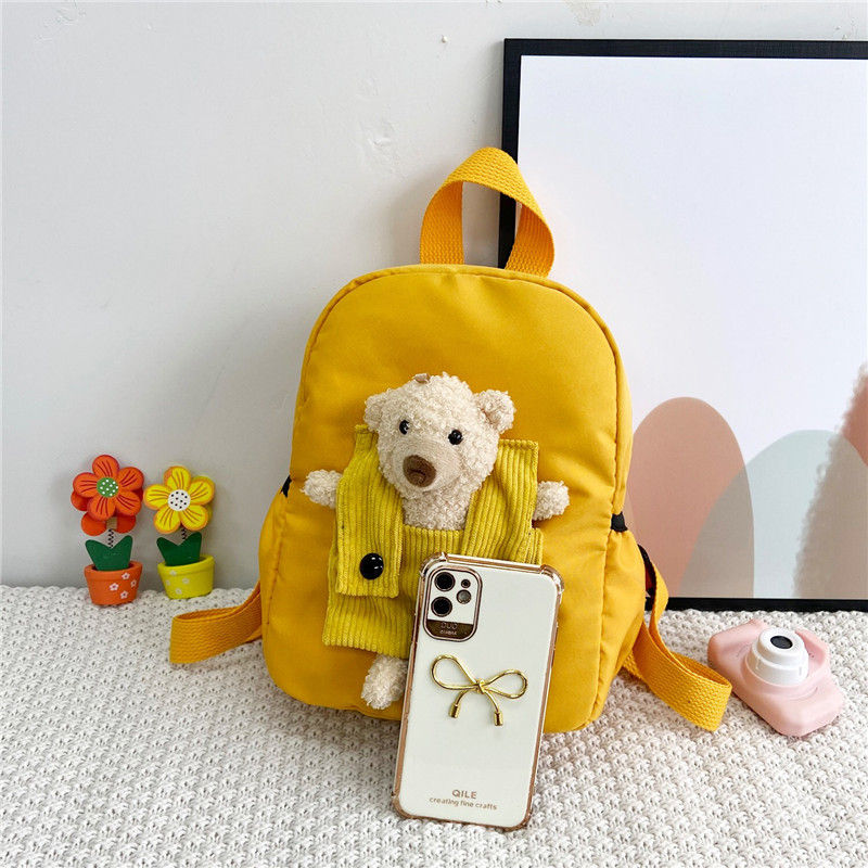 Thumbnail: Kindergarten School Bag Cartoon Bear Unisex Backpack 2026 New Korean Style Trend