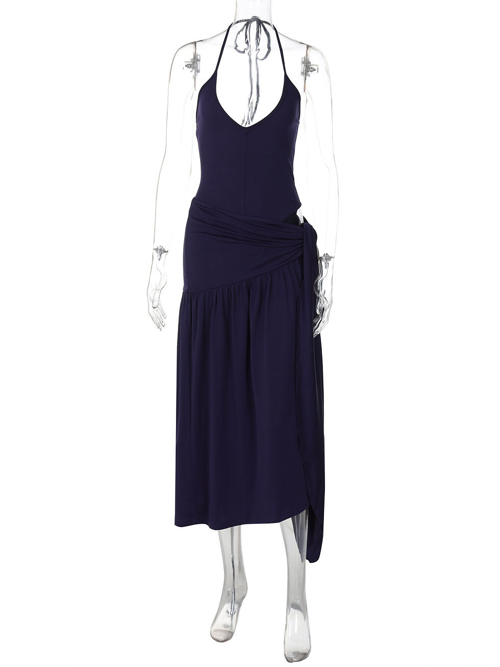 Thumbnail: Vacation Style European and American Cross-Border Summer Women's Halterneck Lace