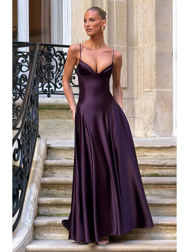 Thumbnail: Sexy Sequin Patchwork Sling Mini Dress Women Chic Off-shoulder Backless Waist Ci