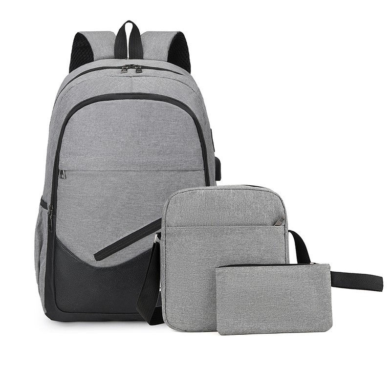 Thumbnail: Backpack Women's Backpack Men's Korean Style Trendy Middle School Bag Large Capa