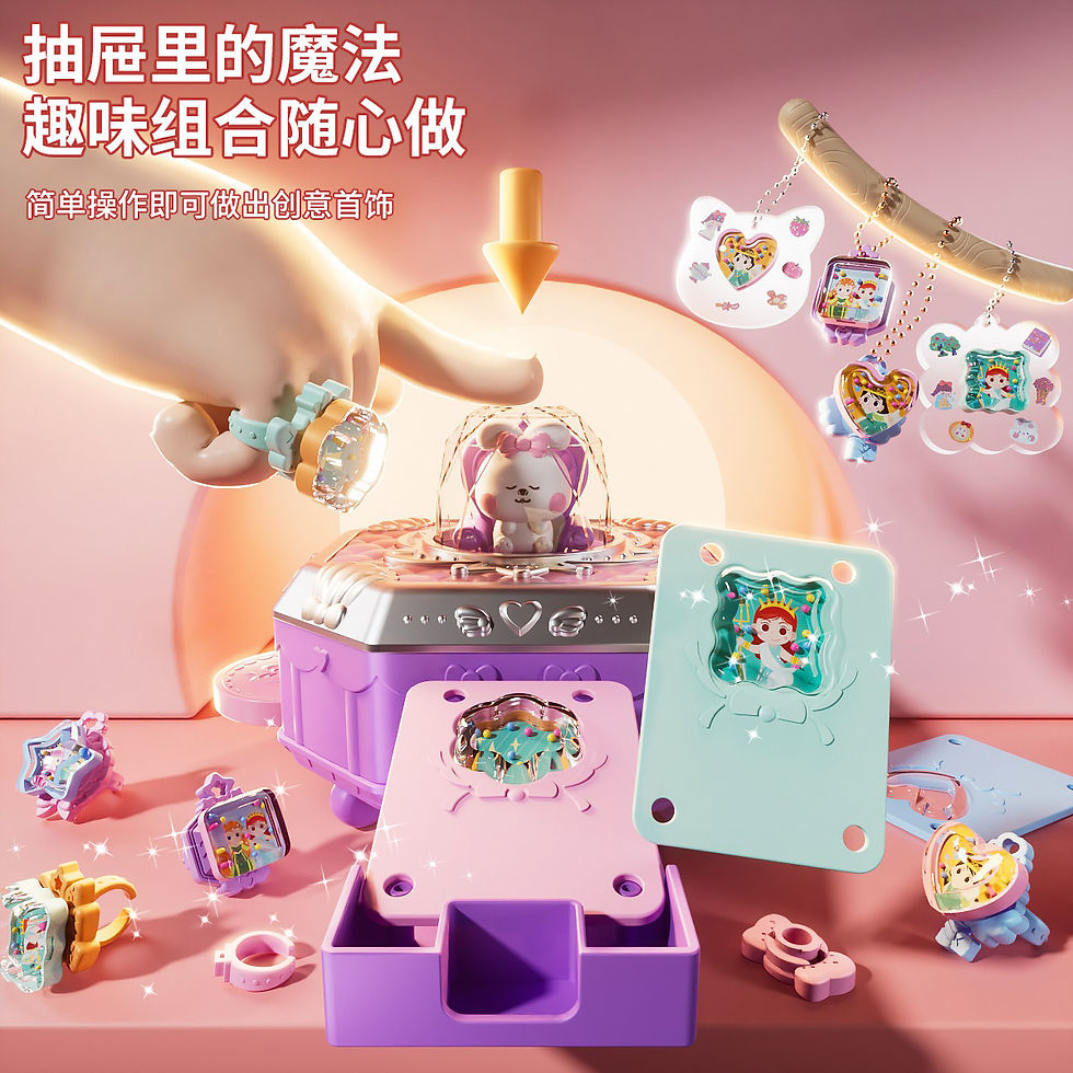 Thumbnail: Cross-border Amazon Children's Toys Magic Box DIY Jewelry Treasure Box Girl's Ha