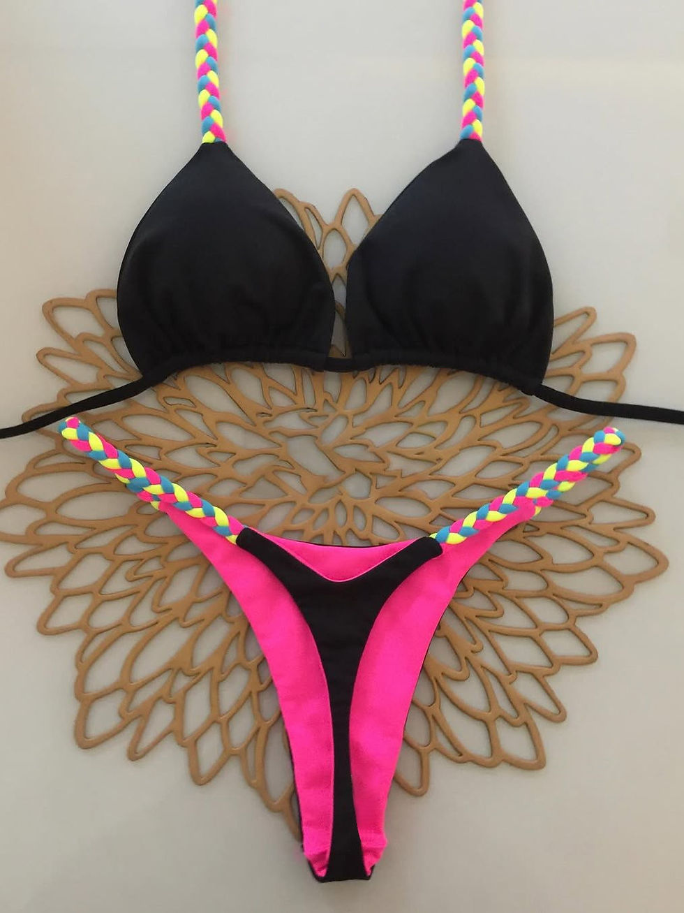 Thumbnail: 2025 New Bikini Three-Point Tight Split Women's Swimsuit Bikini Swimsuit Push-Up