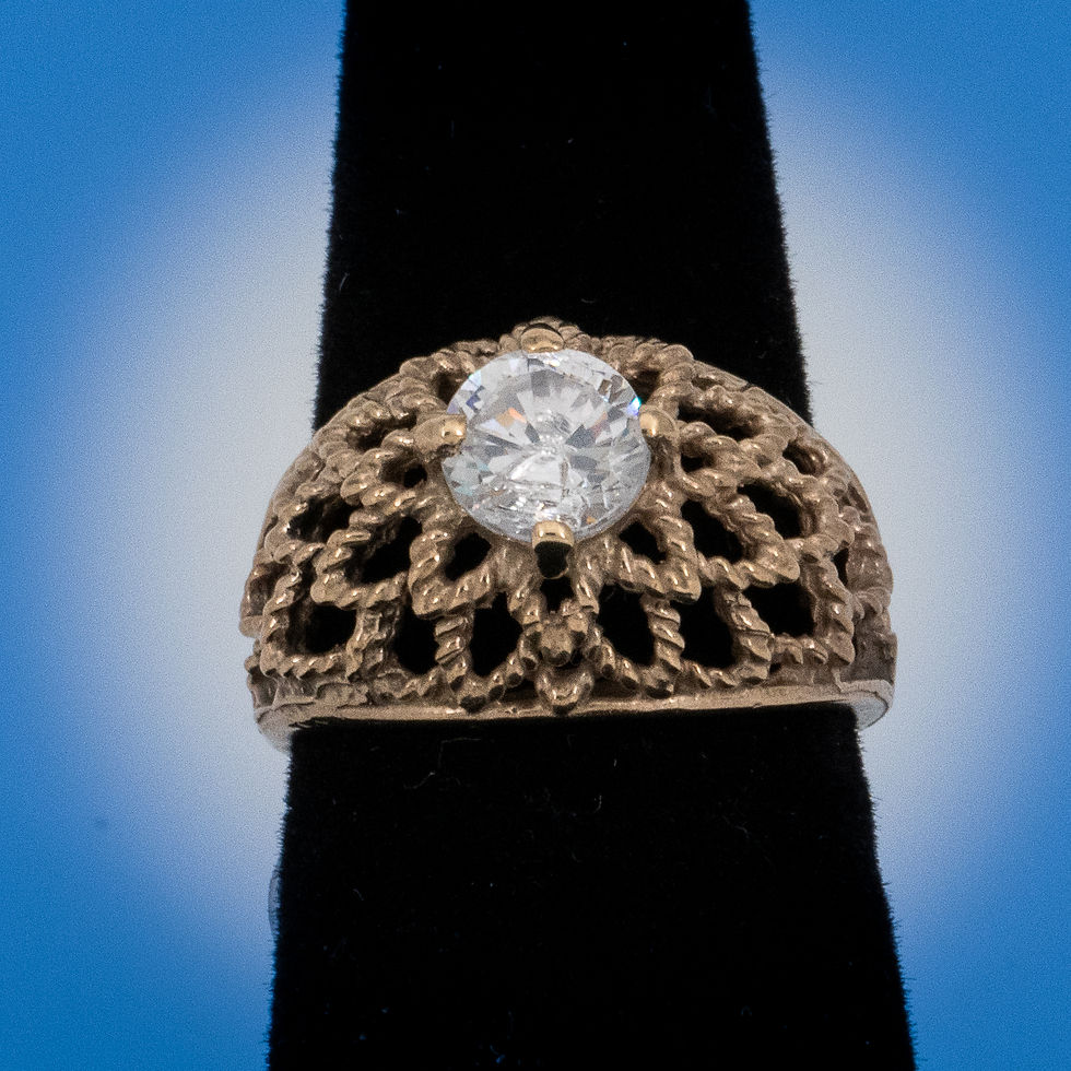Thumbnail: CZ gold ring