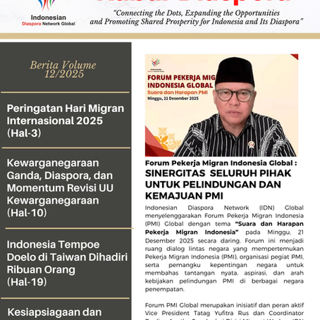 Newsletter IDN Global Edisi Desember 2025