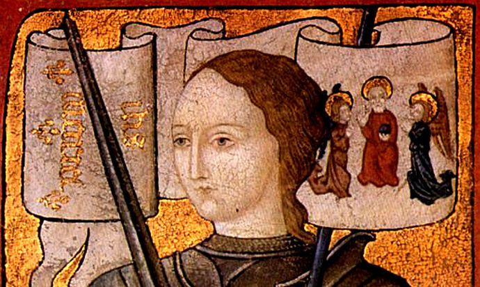 Jeanne d'Arc, miniature XVème Archives Nationales
