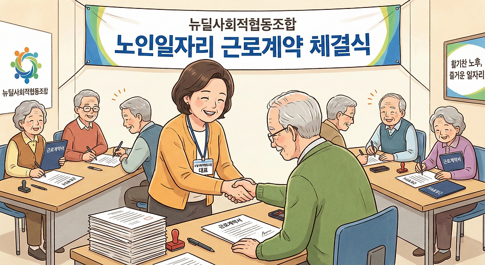 2026년 노인일자리 근로계약서 체결