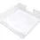 Thumbnail: Acrylic Square Napkin Holder with White Base