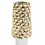 Thumbnail: White Ceramic Vase w/ Gold & White Petal Design