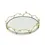 Thumbnail: Round Tray w/ Gold Loop & Jewel Flower Design