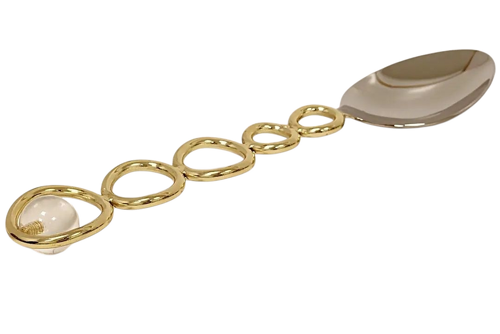 Thumbnail: Salad Servers with Clear Ball Detail