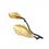 Thumbnail: Gold 2 Bowl Snack Dish with Black Branch Design