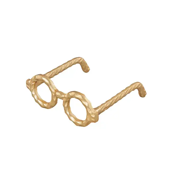 Decorative Textured Hammered Eyeglass