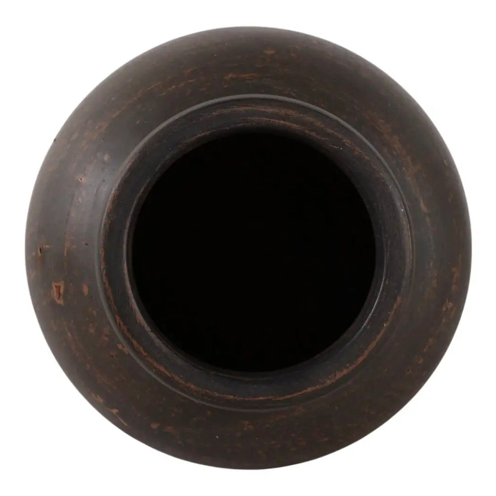 Thumbnail: Chocolate Brown Pottery Vase