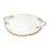 Thumbnail: Round Marble Tray w/ Jewel Flower Design