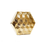 Thumbnail: Gold Hexagon Shaped Vase