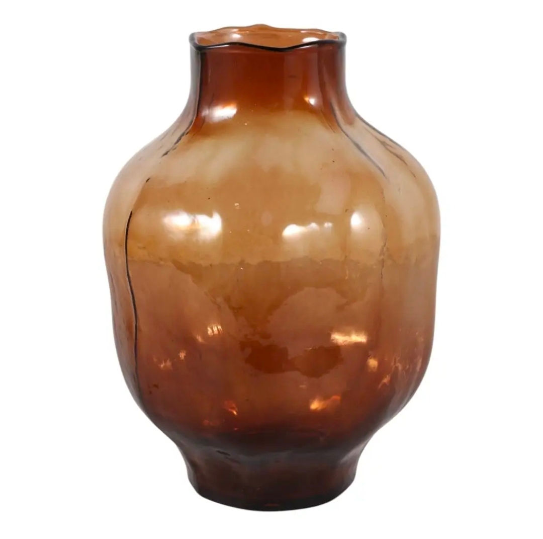 Brown Glass Vase