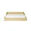 Thumbnail: Gold Acrylic Rectangular Tray