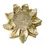 Thumbnail: Gold Flower Table Decorations