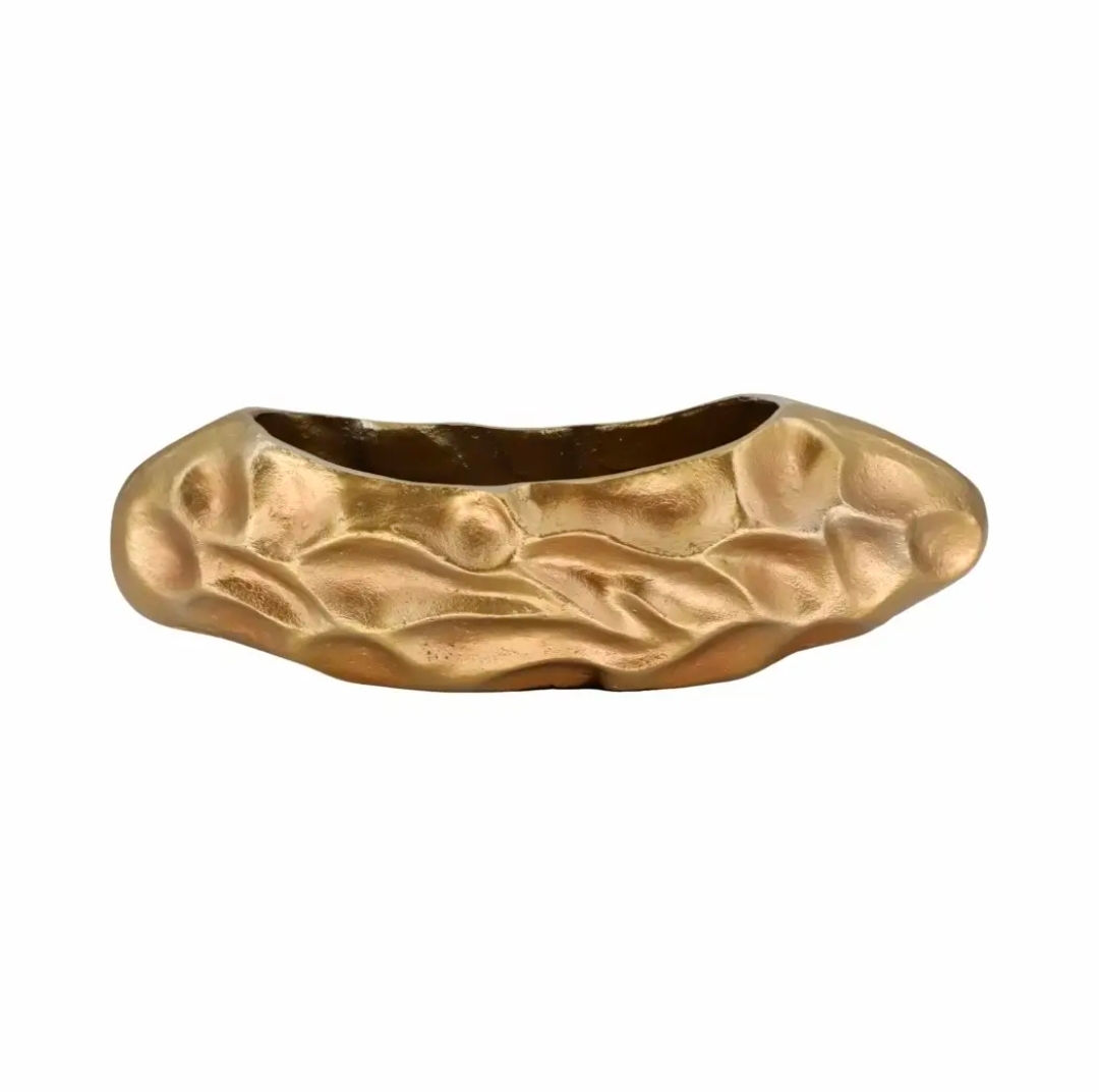 Gold Textured Decorative Bowl